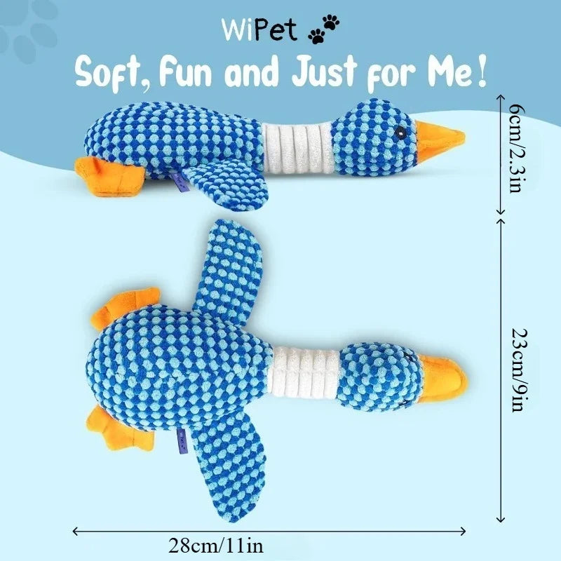 Goose Plush Toy For Dogs And Cats With Durable Squeaker