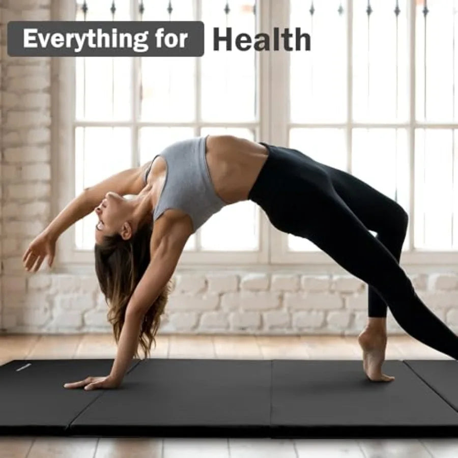 Folding Exercise Gymnastics Mat For Home Gym Yoga And Training