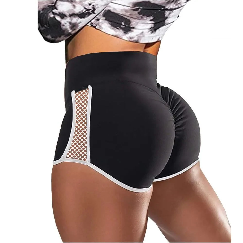 High Waist Quick Dry Sport Shorts For Women Yoga Running
