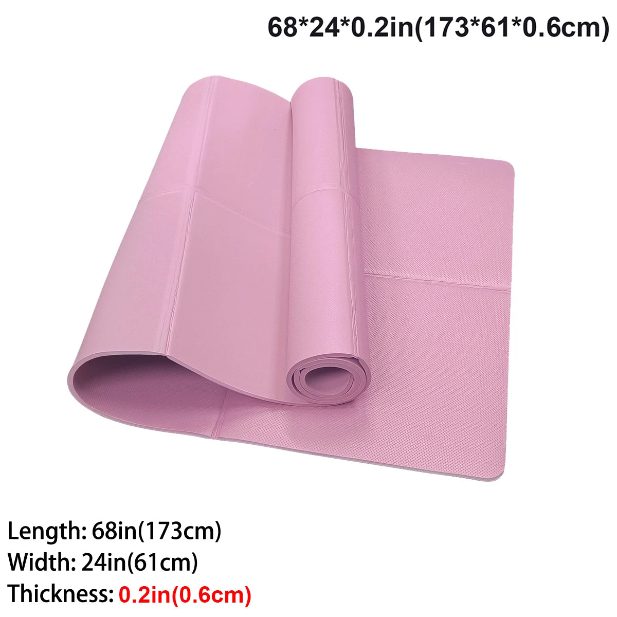 Eco Friendly Foldable Yoga Mat EVA Travel Fitness Pad
