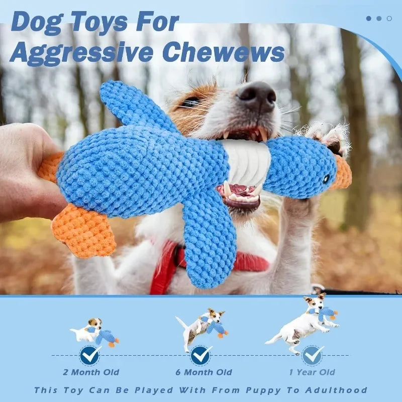 Goose Plush Toy For Dogs And Cats With Durable Squeaker