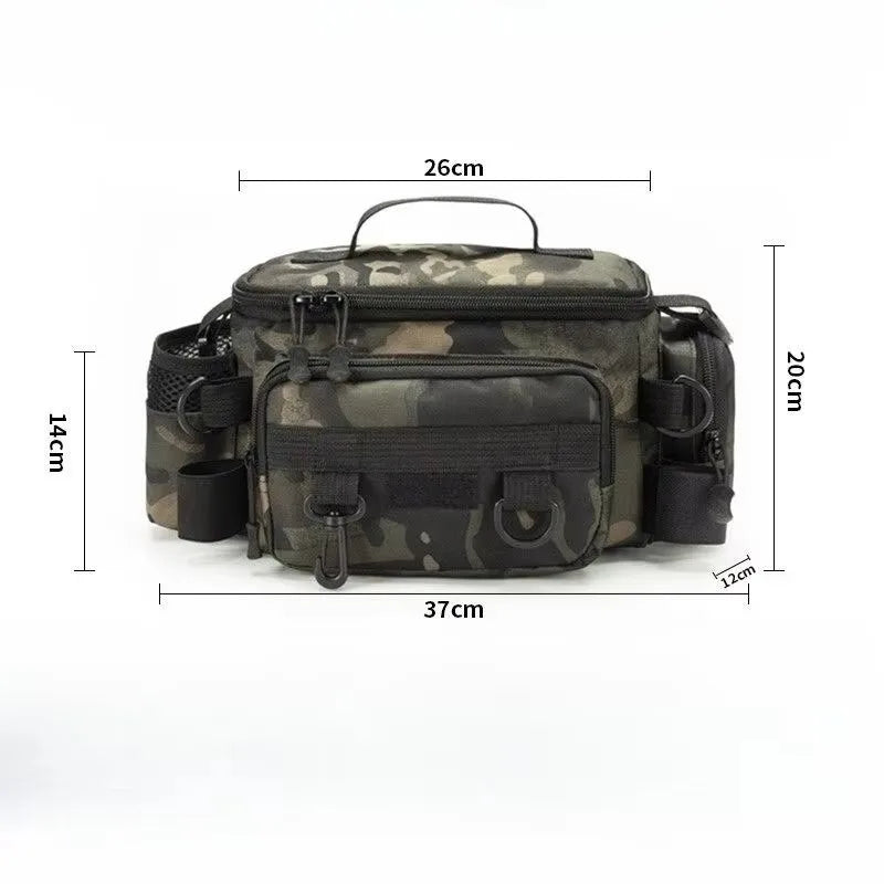 Multifunctional Fishing Backpack for Men Large Capacity Rod Storage Shoulder Bag Outdoor Sports Fish Equipment Storage Pack 2028