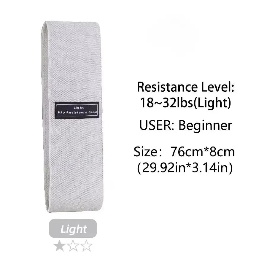 Elastic Fabric Resistance Bands For Glutes Thighs And Hip Workouts Yoga
