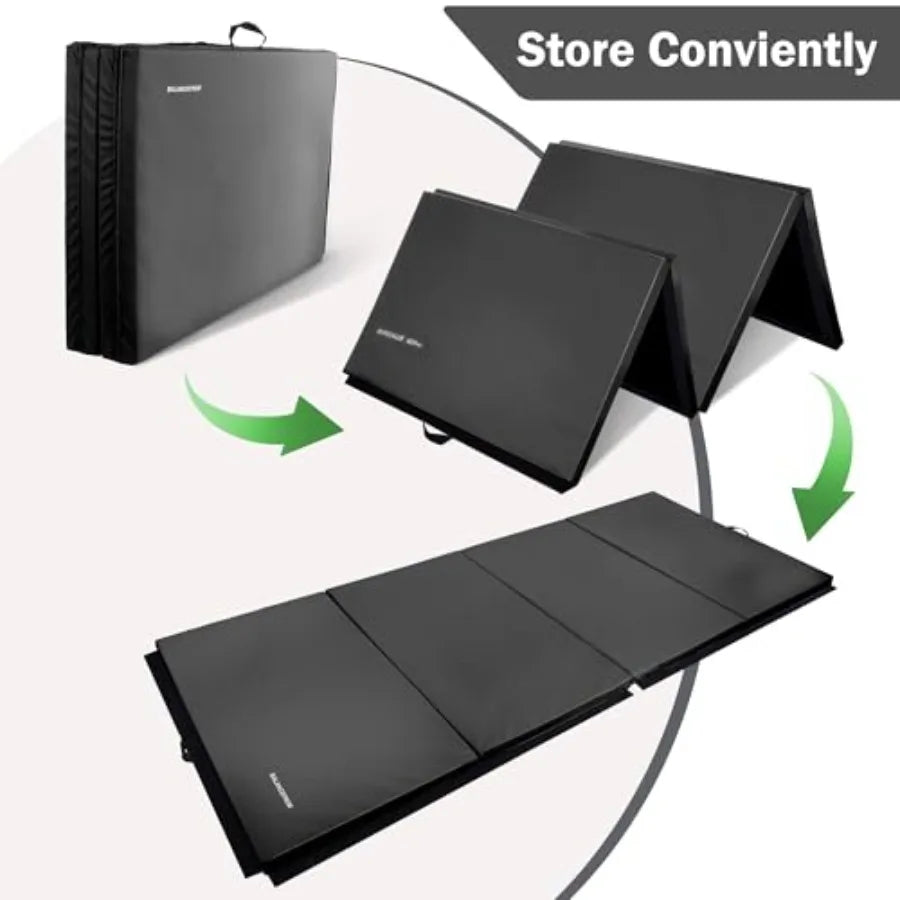 Folding Exercise Gymnastics Mat For Home Gym Yoga And Training