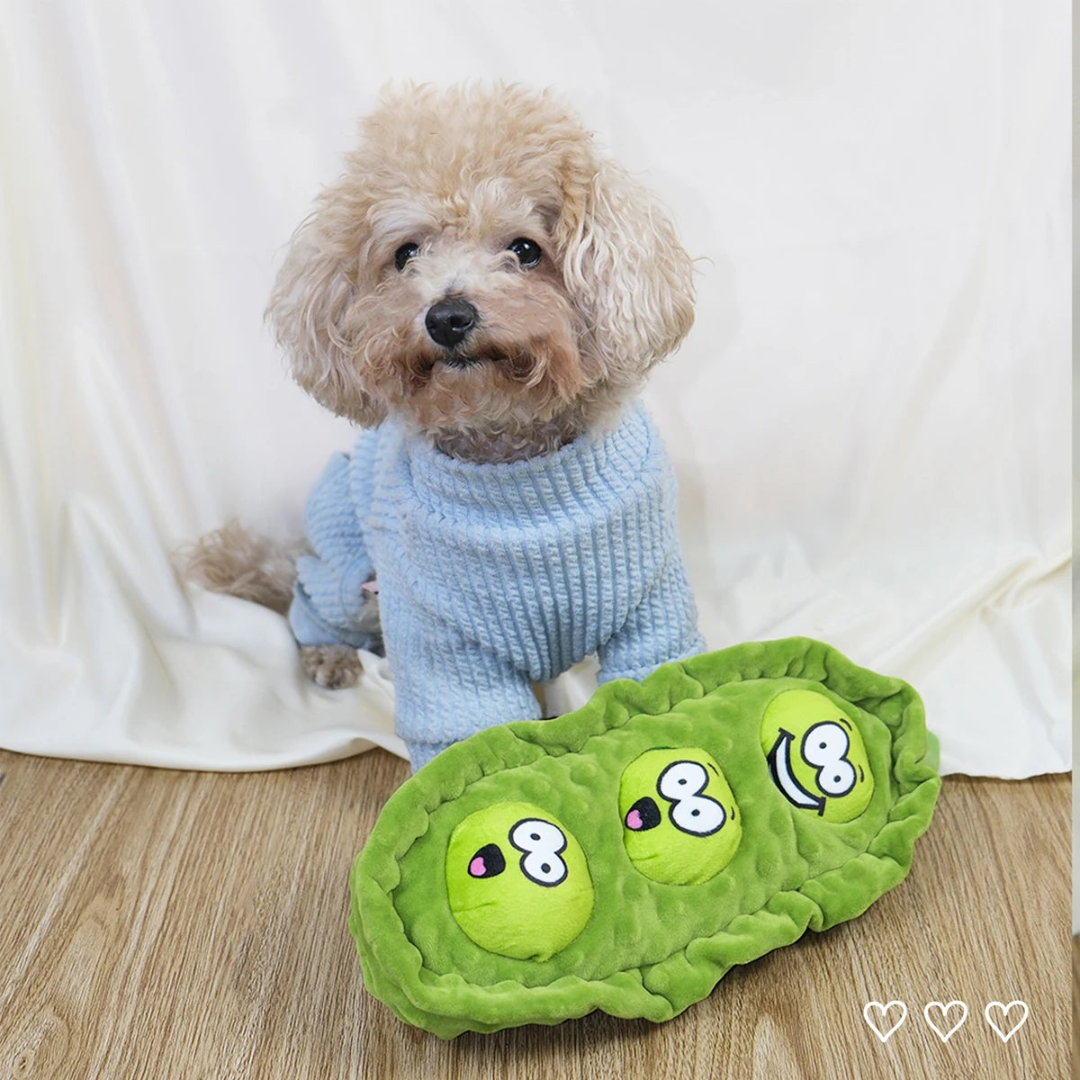 Pet Dog Snack Hiding Toy Plush Ball For Interactive Play