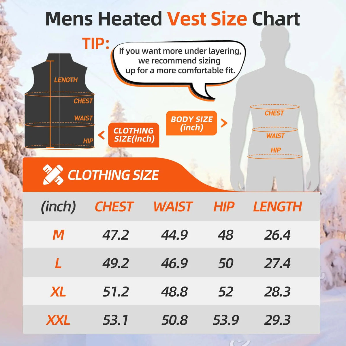Heated Vest With App Control For Men And Women Rechargeable 12V Battery
