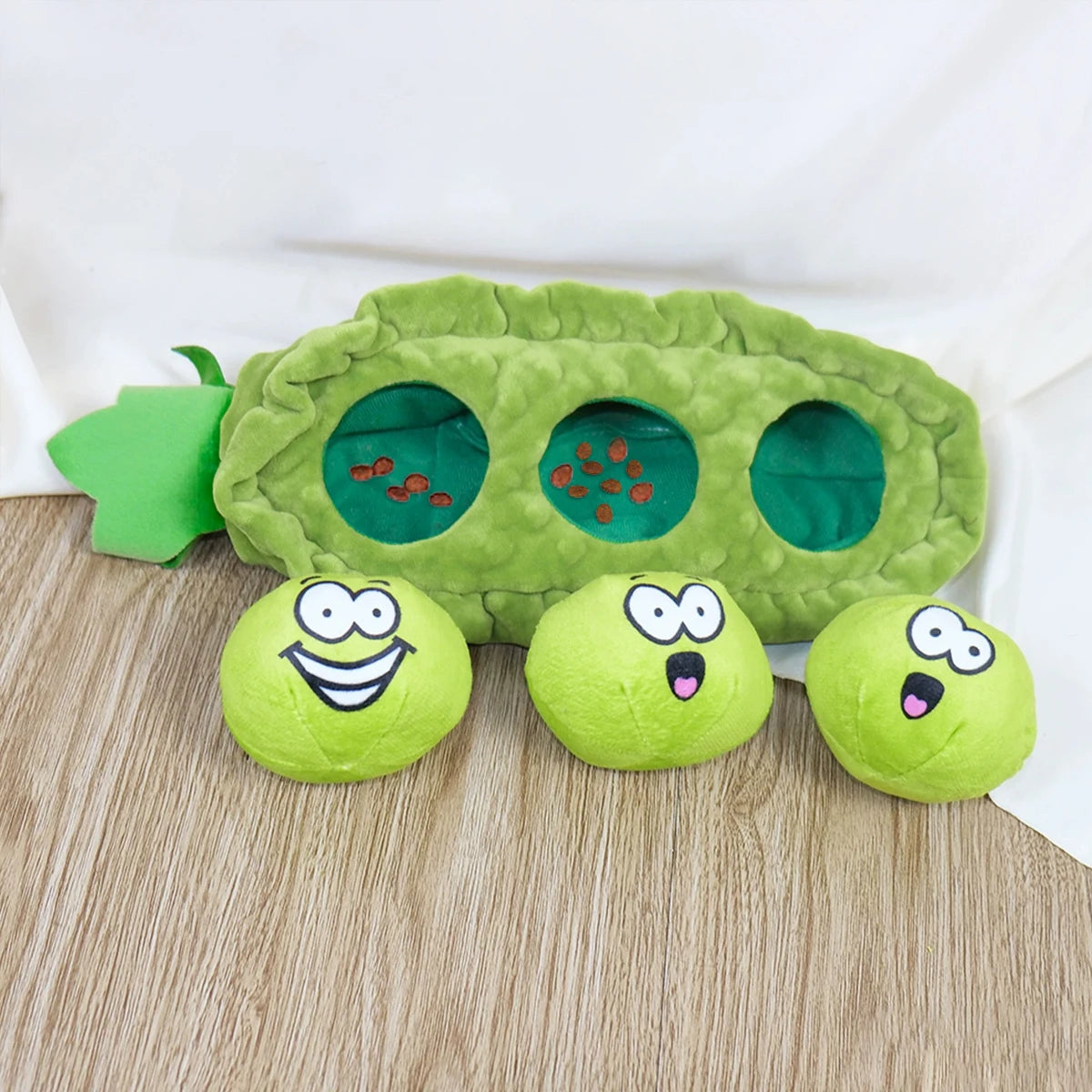 Pet Dog Snack Hiding Toy Plush Ball For Interactive Play