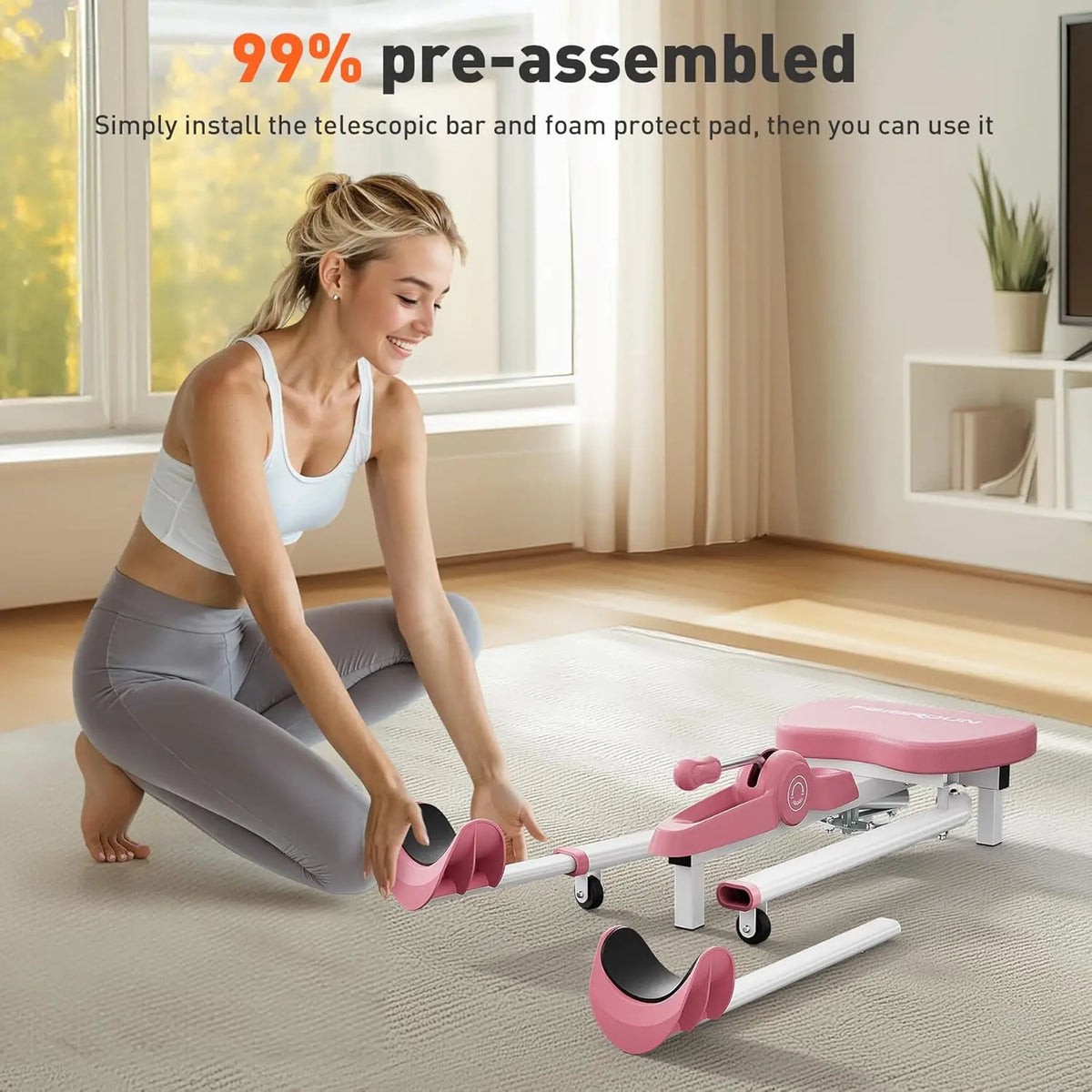 FED Fitness Leg Stretcher Portable Flexibility Trainer For Hip Relief
