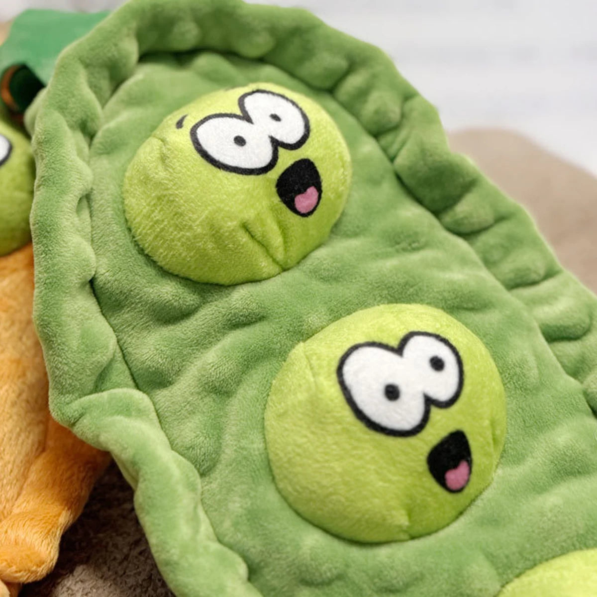 Pet Dog Snack Hiding Toy Plush Ball For Interactive Play