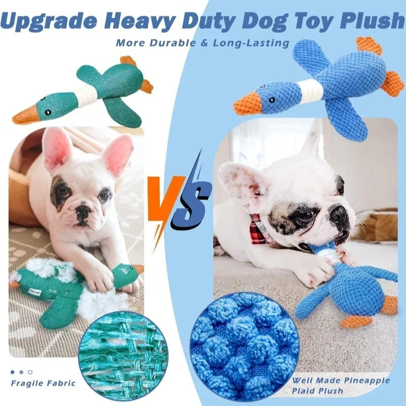 Goose Plush Toy For Dogs And Cats With Durable Squeaker