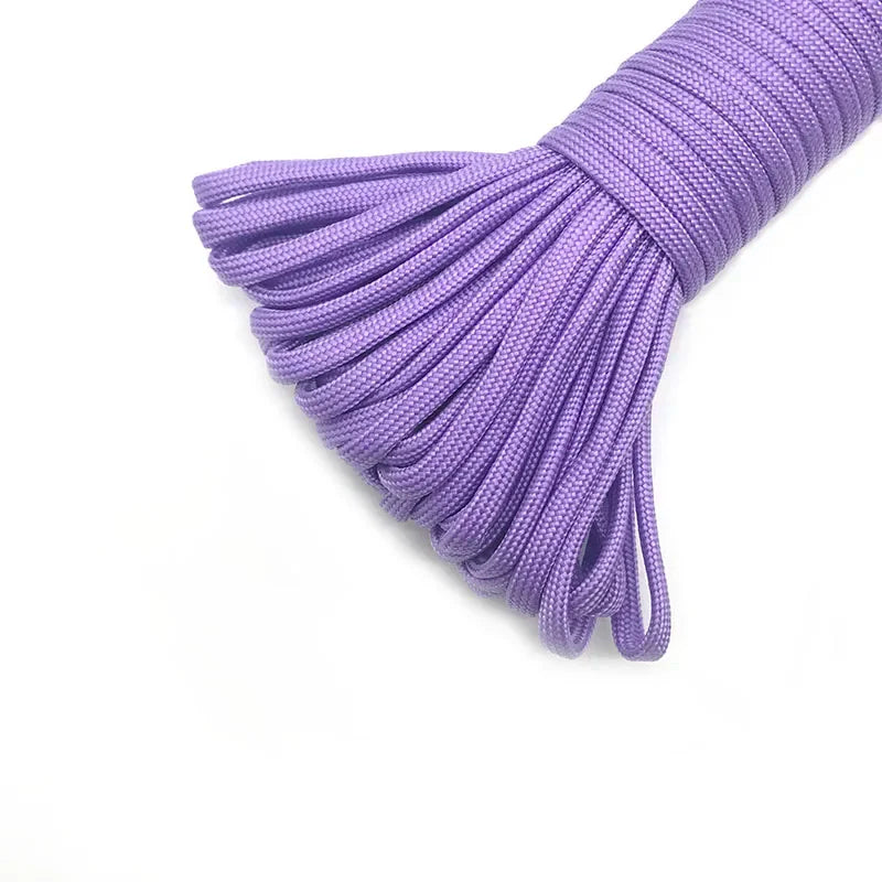 4 Size Dia.4mm 7 stand Cores Paracord for Survival Parachute Cord Lanyard Camping Climbing Camping Rope Hiking Clothesline