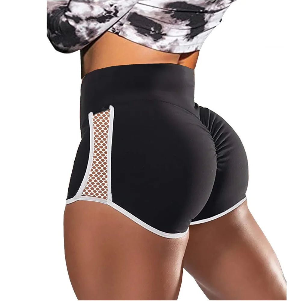 High Waist Quick Dry Sport Shorts For Women Yoga Running
