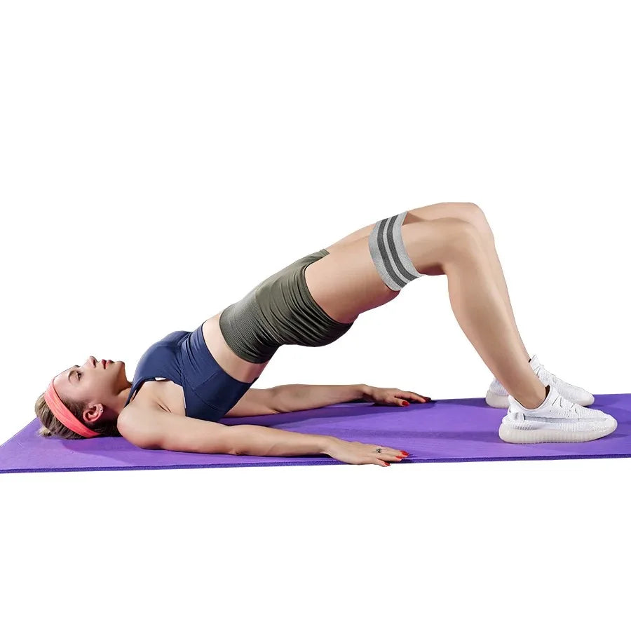Elastic Fabric Resistance Bands For Glutes Thighs And Hip Workouts Yoga