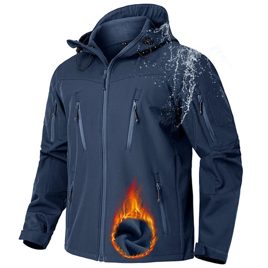 ReFire Gear Men Waterproof Softshell Tactical Jacket For Winter Outdoor