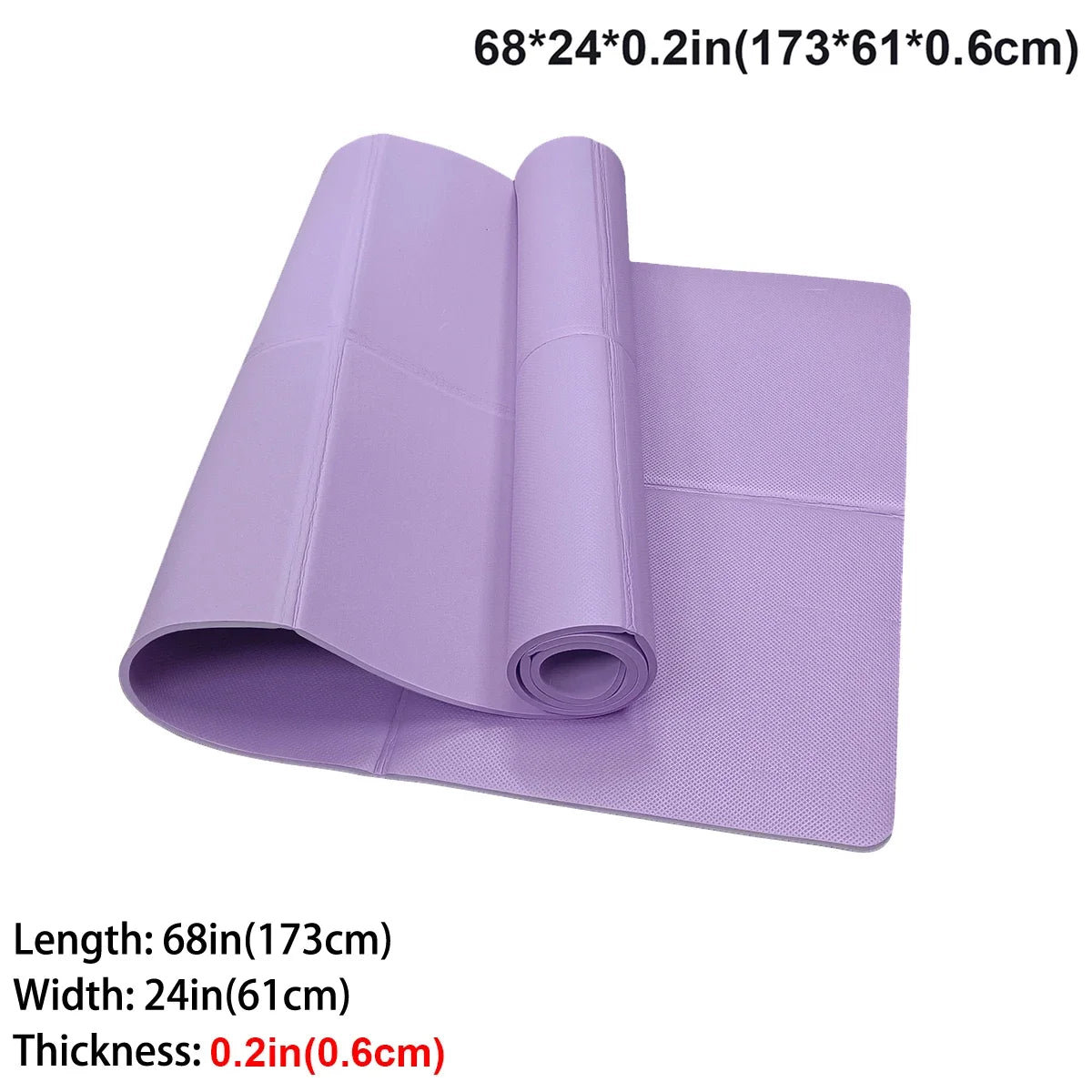 Eco Friendly Foldable Yoga Mat EVA Travel Fitness Pad