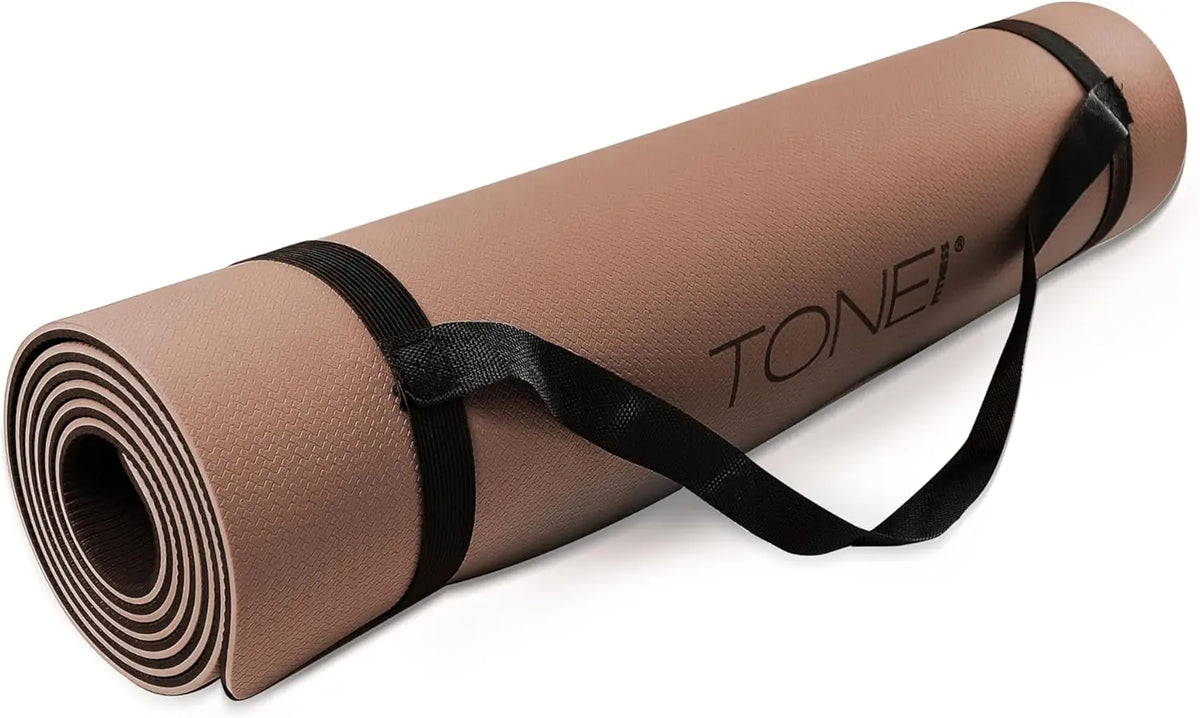 Non Slip Yoga Mat For Home Workouts With Carrying Strap