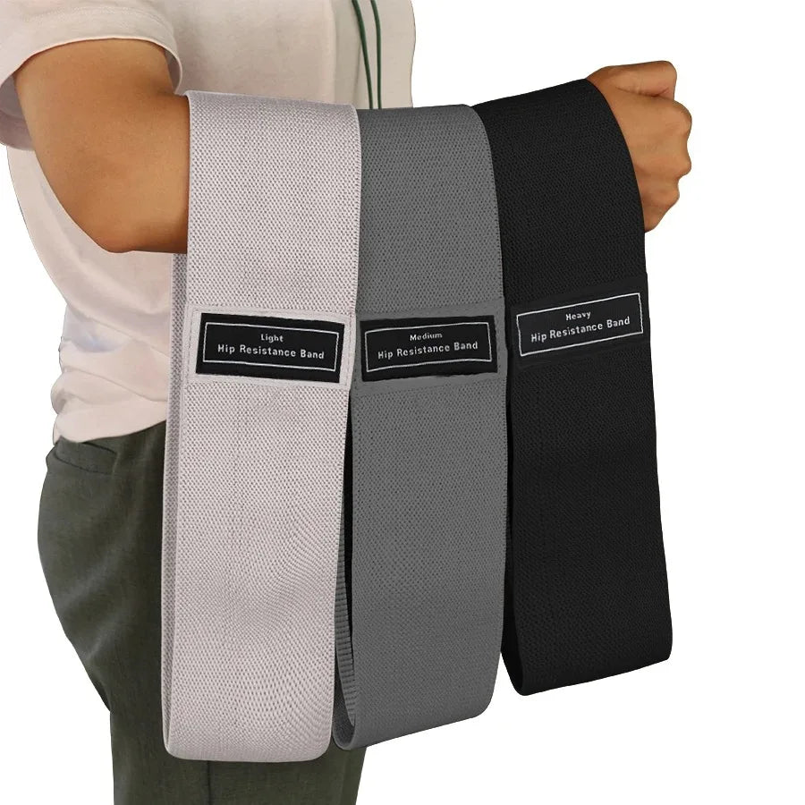 Elastic Fabric Resistance Bands For Glutes Thighs And Hip Workouts Yoga