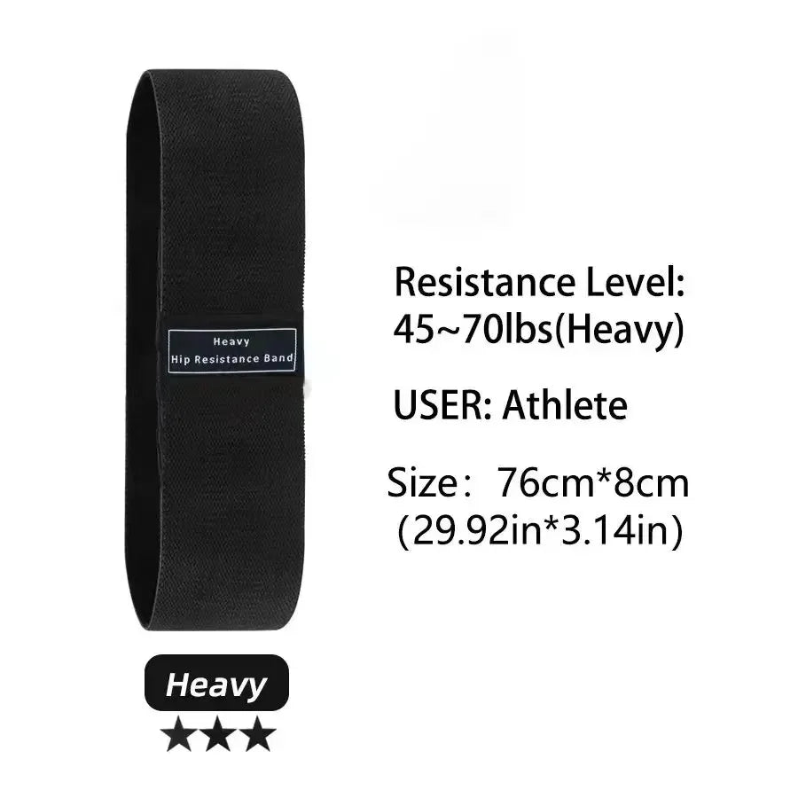 Elastic Fabric Resistance Bands For Glutes Thighs And Hip Workouts Yoga