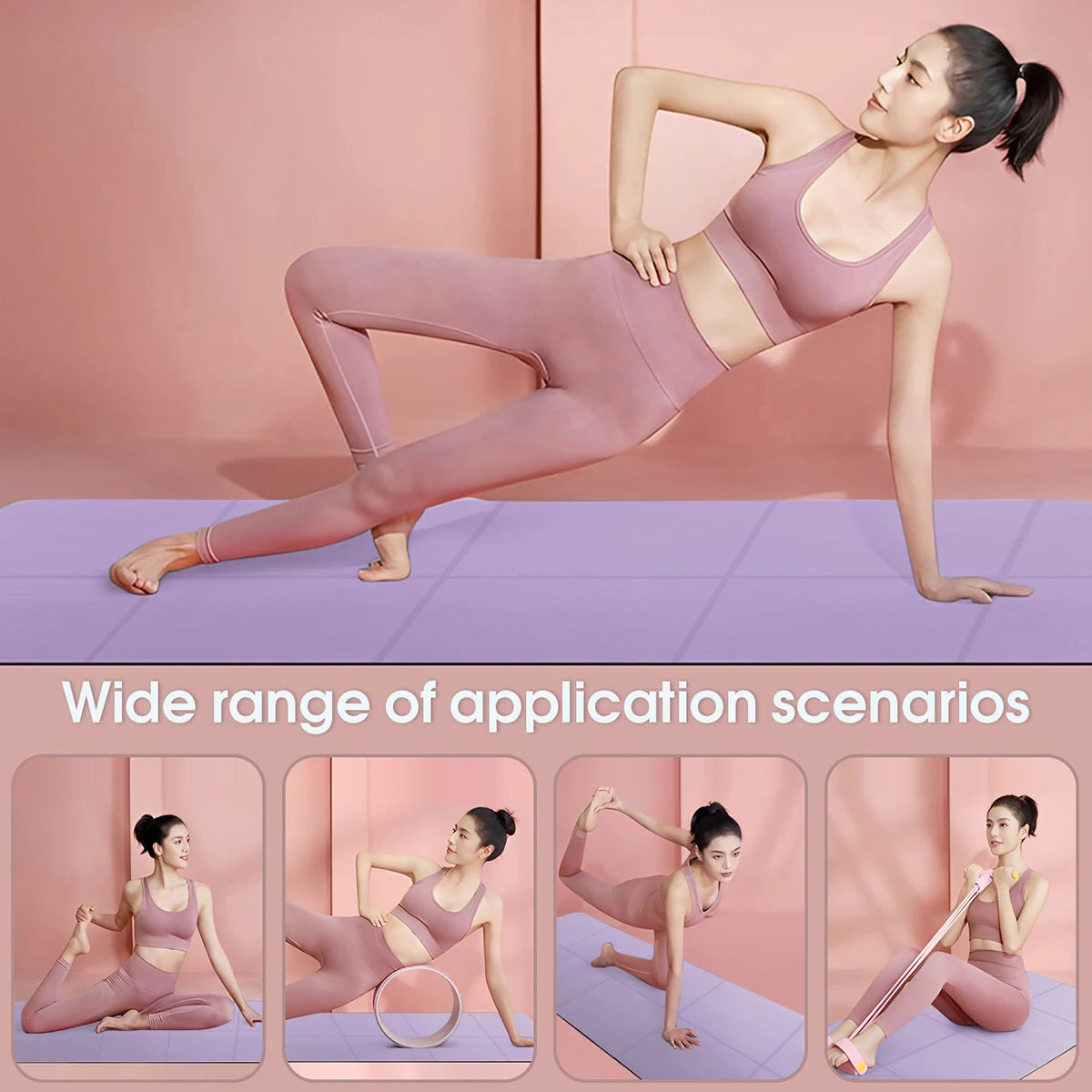 Eco Friendly Foldable Yoga Mat EVA Travel Fitness Pad