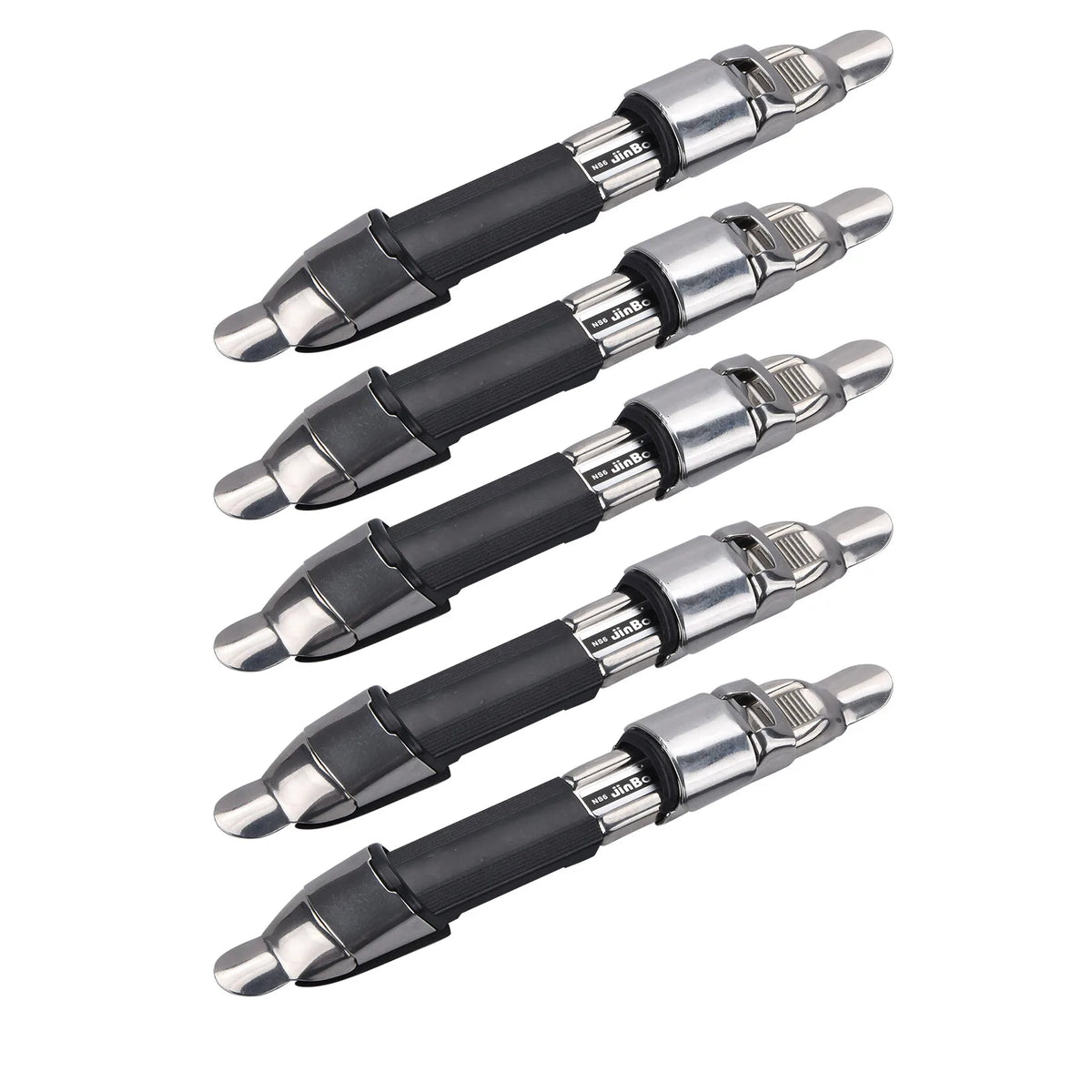 5pcs Steel Adjustable Plate Type Reel Seat Fishing Rod Building Component Rod DIY Repair Accessory