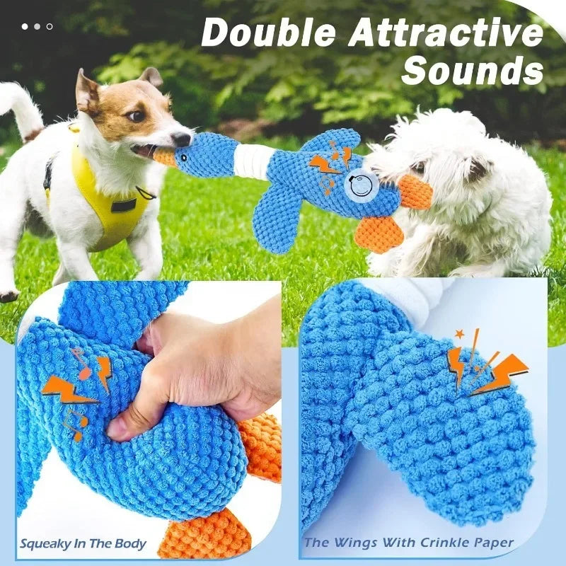 Goose Plush Toy For Dogs And Cats With Durable Squeaker