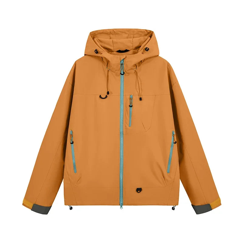 Unisex Hiking Jacket Waterproof Autumn Windbreaker Ourdoor Hooded Coats Women New Jacket Men Fishing Camping Climbing Coats