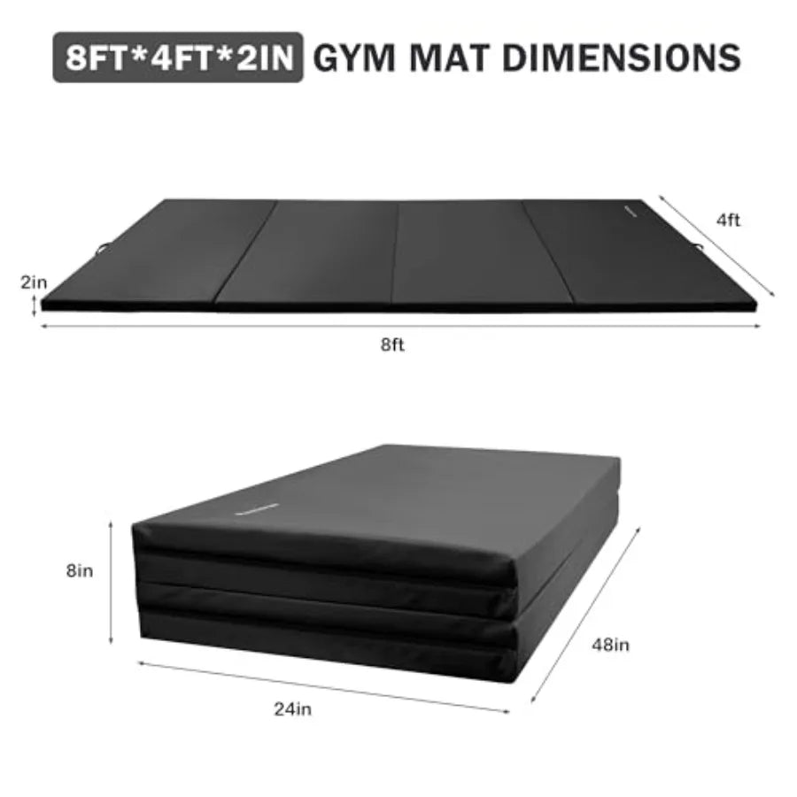Folding Exercise Gymnastics Mat For Home Gym Yoga And Training