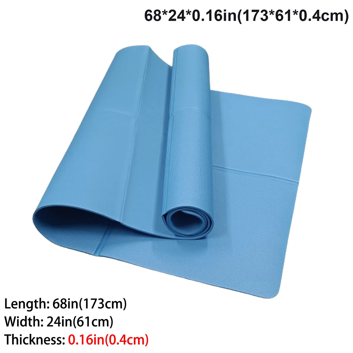 Eco Friendly Foldable Yoga Mat EVA Travel Fitness Pad
